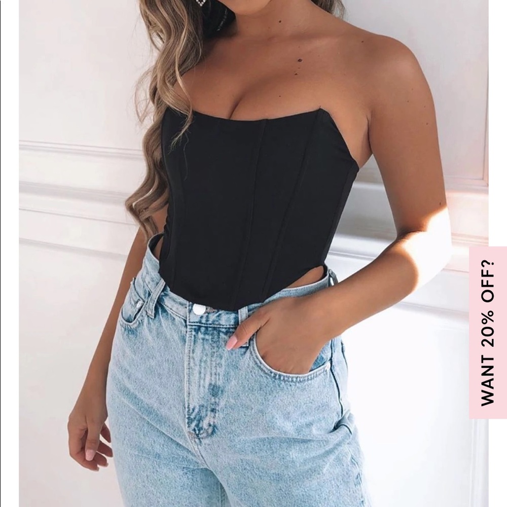 White Fox patience corset top